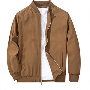 Mens bomber <b>jacket</b> stylish <b>lightweight</b> windproof zip up coat fashion outerwear streetwear slim fit softshell <b>jacket</b> - Product Image 1