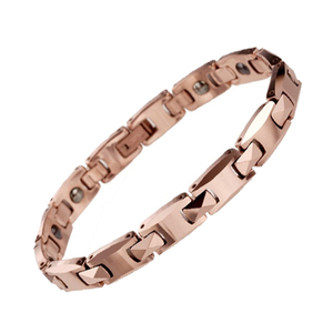Pulsera Unisex Clásica de Tungsteno con Eslabones, Terapia Magnética, Energía Cuántica, Bio Nano Energía Escalar, Iones Negativos, Plateada/Dorada - Product Image 5