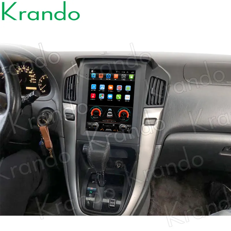 Krando 9.7Inch Android Navigatie 64G Tesla Stijl Verticale Screen Auto Dvd Gps Voor Lexus RX300 RX330 Draadloze Carplay multimedia