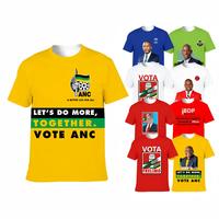 Fournisseur professionnel de marchandises électorales ANC en Afrique du Sud, bannière, drapeau, chapeau, t-shirt, articles de campagne personnalisés imprimés