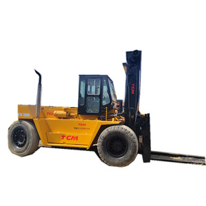 Chariot élévateur diesel TCM d'occasion de haute qualité au meilleur prix, moteur ISUZU, manuel, 3m/4m/4.5m/5m/6m en option, pour les industries de détail - Product Image 1