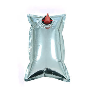 Sac d'emballage alimentaire en aluminium de 2 L, sac barrière à air, sac en boîte avec valve pour jus, lait, boissons - Product Image 1