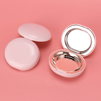 Boîtier compact magnétique vide 8g pour fard à joues, fards à paupières et illuminateur, en plastique ABS avec miroir
