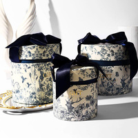 Groothandel Luxe Custom Eco Vriendelijke Cilinder Geschenkdoos Gerecycled Karton Bruiloft Verjaardag Valentijnsdag Verpakking