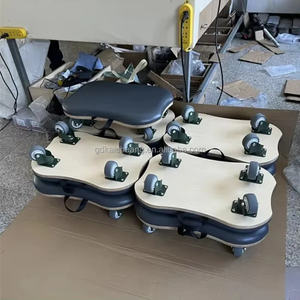 Tabla de Pilates Profesional de Alta Resistencia, Equipo de Gimnasio, Madera Sólida, Microfibra, Cuero y Esponja - Product Image 5