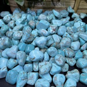 도매 광택 치유 바위 석영 청록색 칩 거친 돌 보석 장식 크리스탈 텀블링 돌 - Product Image 6