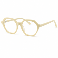 Lunettes carrées en acétate de cristal pour enfants, monture optique légère à bordure complète, modèle 91006, pour usage quotidien