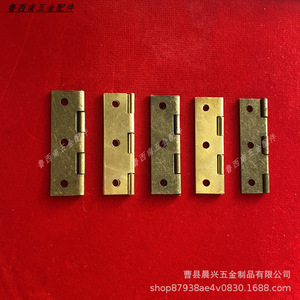 Furniture Hinge 6 Hole 4 Mm Thick Iron <b>Rustic</b> Design Surface Mount For Wood Box Cabinet <b>Door</b> Durable Hardware - Product Image 5