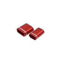 Carcasa de Cable de Datos USB de Aluminio y Acero Inoxidable Personalizada, Mecanizado CNC para Protección de Superficie Anodizada Electrónica