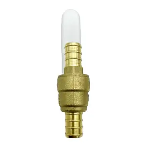 Màu xanh lá cây van Chất lượng cao 3/4 inch giả mạo chì miễn phí Brass pex Ball valve với vòi phun