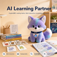 Peluche Interattivo AI con Chat Vocale, Racconti e Conversazioni Intelligenti, Personaggio di Peluche per Bambini e Intrattenimento Familiare