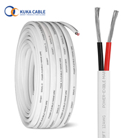 Câble marin plat duplex en cuivre étamé 16/2 AWG