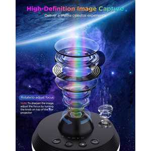 Lámpara de Proyección de Estrellas de Galaxia Mejorada, Material ABS, Proyector de Techo Espacial, Luz Nocturna para Dormitorio - Product Image 2