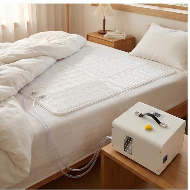 Silent Home Dormitory All Season Temperature Control Mattress Pad Active Hydro-Powered Bed Cooling System for Night Sweats