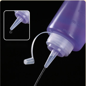 Bouteille à buse pointue en plastique transparent étanche Bouteille à presser Sauce Conception à presser facile Bouteille à presser au miel pour sauces huiles - Product Image 4