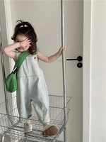 Barboteuse en Jean pour fille, vêtements pour enfants, combinaison en coton, salopette pour garçon, nouvelle mode, automne 2022