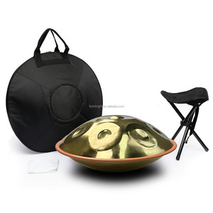 Ấm Cúng 10-Lưu Ý Handpan Trống Trống Handpan Thép Lưỡi Cụ Hoà<span class=keywords><strong>n</strong></span> Thành Handmade Thép Không Gỉ Buồng - Product Image 6