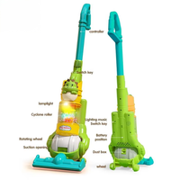Yuglow Aspirateur Jouet Ours de Dessin Animé de Simulation, Outil de Nettoyage pour Jeu d'Imitation Enfants