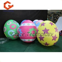 Œufs de Pâques gonflables géants, ballon gonflable en forme d'œuf pour les événements