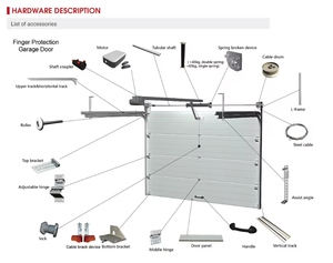 <span class=keywords><strong>Porte</strong></span> de <span class=keywords><strong>garage</strong></span> isolée en verre trempé, anti-effraction, étanche, avec miroir intégré, pour maisons, <span class=keywords><strong>4m</strong></span>, 16x7, 12x8, 7x7, 9x7 - Product Image 5