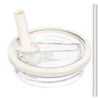 Couvercle anti-fuite avec paille rabattable de 40 oz, couvercle de remplacement pour gobelet Stanley, accessoires pour gobelets