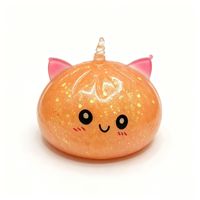 Nouveau Jouet Sensoriel Anti-Stress Licorne en Forme de Boulette, en Matériau TPR Souple, Vente en Gros pour Fêtes et Événements