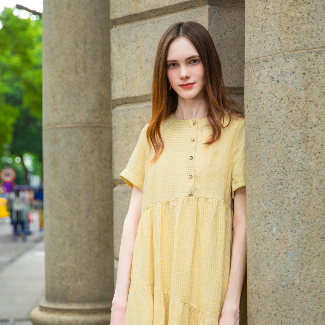 sachin and babi light blue dress Honey Yellow Boho Long Summer Dress, Maxi Handmade Dress, Vintage Dress Fabric, Summer Wedding Guest Dress, Bridesmaid Dress, Cocktail Dress