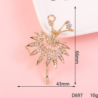 Breloques en métal haut de gamme pour chaussures, motif floral en forme de vigne, pour ensembles combinés de breloques de téléphone portable et de pompons perforés pour l'été