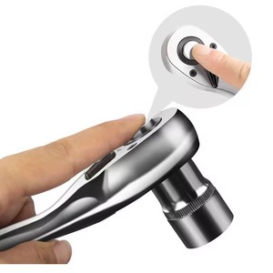 Clé à cliquet à 72 dents, 1/2 ", 3/8 ", 1/4 ", clé dynamométrique, acier CR-V, poignée ergonomique pour la réparation automobile - Product Image 4