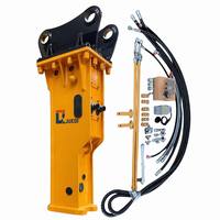 Maßgefertigter Hydraulischer Fels- und Betonhammer vom Typ Top Box für 40-Tonnen-Bagger