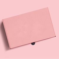 Emballage biodégradable pour gâteau biscuit brownie biscuit boîte à beignets en papier pliable avec logo personnalisé