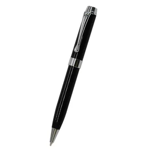 promotional luxury silver and black parker refill metal pen
