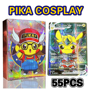 YZ Wholesale Nouvelles Cartes Pokémon Eif Baby Origin 3.0 Style Anglais Pika Jeu <span class=keywords><strong>de</strong></span> Société <span class=keywords><strong>de</strong></span> Collection Cosplay Cartes à Jouer Cadeau - Product Image 2