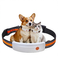 Localisateur GPS intelligent pour animaux de compagnie avec moniteur de fréquence cardiaque étanche IP67 et suivi anti-perte pour chats et chiens (plastique)