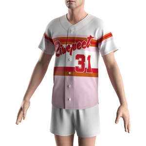 เสื้อเบสบอลเนื้อผ้านุ่มพิเศษและยืดหยุ่นได้ พร้อมบริการสกรีนลายตามสั่งสำหรับชุดทีม เพื่อความสบายและประสิทธิภาพสูงสุด - Product Image 5