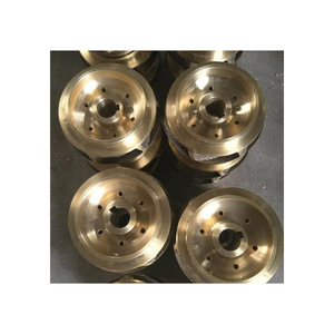 Copper Impeller For <b>Submersible</b> <b>Pump</b> Spiral Blade Closed Type Polished Finish Universal Mounting 4 Blades OEM Support - Product Image 4