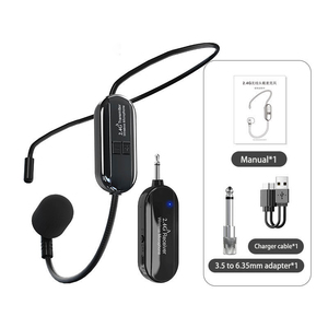 2.4G Headworn <strong>Microphones</strong> <strong>Wireless</strong> Teacher Speaker Audio Amplifiers Capacitor Earphones Lavalier <strong>Microphone</strong> for Teaching - Product Image 3