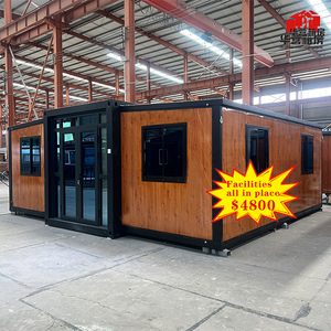 Hai cửa sổ thép nhựa nhỏ tám cửa sổ cho phòng tắm hai cửa ra vào có thể mở rộng <span class=keywords><strong>container</strong></span> cho bảng điều khiển bánh sandwich phòng ngủ - Product Image 2