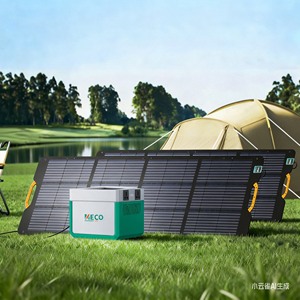 Station d'alimentation portable Meco 1000, batterie 1000Wh, compatible solaire, sortie 300W, plus de 8000 cycles de vie pour l'alimentation d'urgence - Product Image 3
