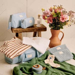 Pochette de maquillage en coton biologique doux avec <span class=keywords><strong>logo</strong></span> personnalisé pour femmes, mignonne, petite beauté de voyage, sac cosmétique en velours matelassé avec fermeture éclair, grand - Product Image 3