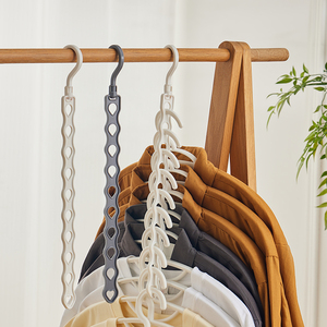 <strong>Multi</strong>-Hole Vertical Clothes <strong>Hanger</strong> Rotating <strong>Folding</strong> Storage Rack Space-Saving Wardrobes with Multiple Clothes Rack Options - Product Image 5