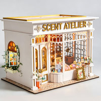 Kit de maison miniature DIY Minihaven, modèles de maisons miniatures, boîte cadeau de luxe pour boutique de parfums