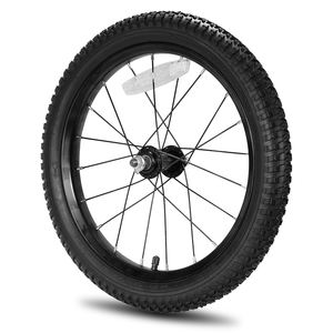 Rueda Delantera de Repuesto para <span class=keywords><strong>Bicicleta</strong></span> Infantil JOYSUN de 12-<span class=keywords><strong>16</strong></span> Pulgadas con Neumático de Goma y Cámara de Aire, Color Negro, <span class=keywords><strong>16</strong></span>-22 Orificios para Radios, Llanta con Radios - Product Image 2