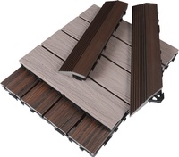 Carrelage Wpc de haute qualité en bois et plastique, pont Composite pour balcon et terrasse, résistant aux fissures