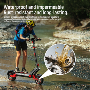 สกู๊ตเตอร์ไฟฟ้า ZWHEEL D3 สำหรับการเดินทางในเมือง มอเตอร์ไร้แปรงถ่าน 800W พับเก็บได้ โครงสร้างอลูมิเนียมอัลลอย แบตเตอรี่ลิเธียม ควบคุมผ่านแอปพลิเคชัน ความเร็วสูงสุด 45 กม./ชม. - Product Image 4