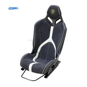 Sièges en fibre de carbone sèche noirs et rouges, couleur et matériau personnalisés pour Lamborghini LP702 Aventador SVJ - Product Image 3