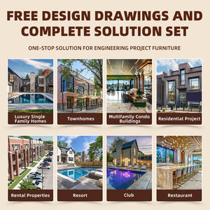 Set di Mobili <span class=keywords><strong>da</strong></span> <span class=keywords><strong>Giardino</strong></span> in Alluminio, Divani e Sedie Lounge per Hotel, Set Divano 3S per Villa, Arredamento <span class=keywords><strong>da</strong></span> Esterno - Product Image 6