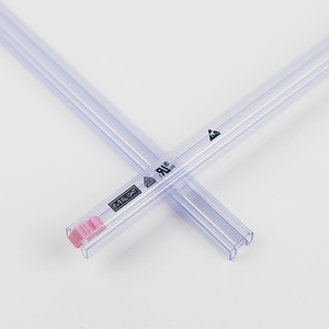 Hard transparent plastic tube Clear pet plastic tubes Transparent plastic tube packaging