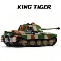 Char lourd allemand King Tiger de la Seconde Guerre mondiale, blocs de construction en plastique ABS, modèle éducatif STEM sur l'histoire militaire, jouet de construction