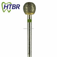 Fraise diamantée entièrement sinterisée HP pour polissage et meulage, accessoire de perceuse dentaire
